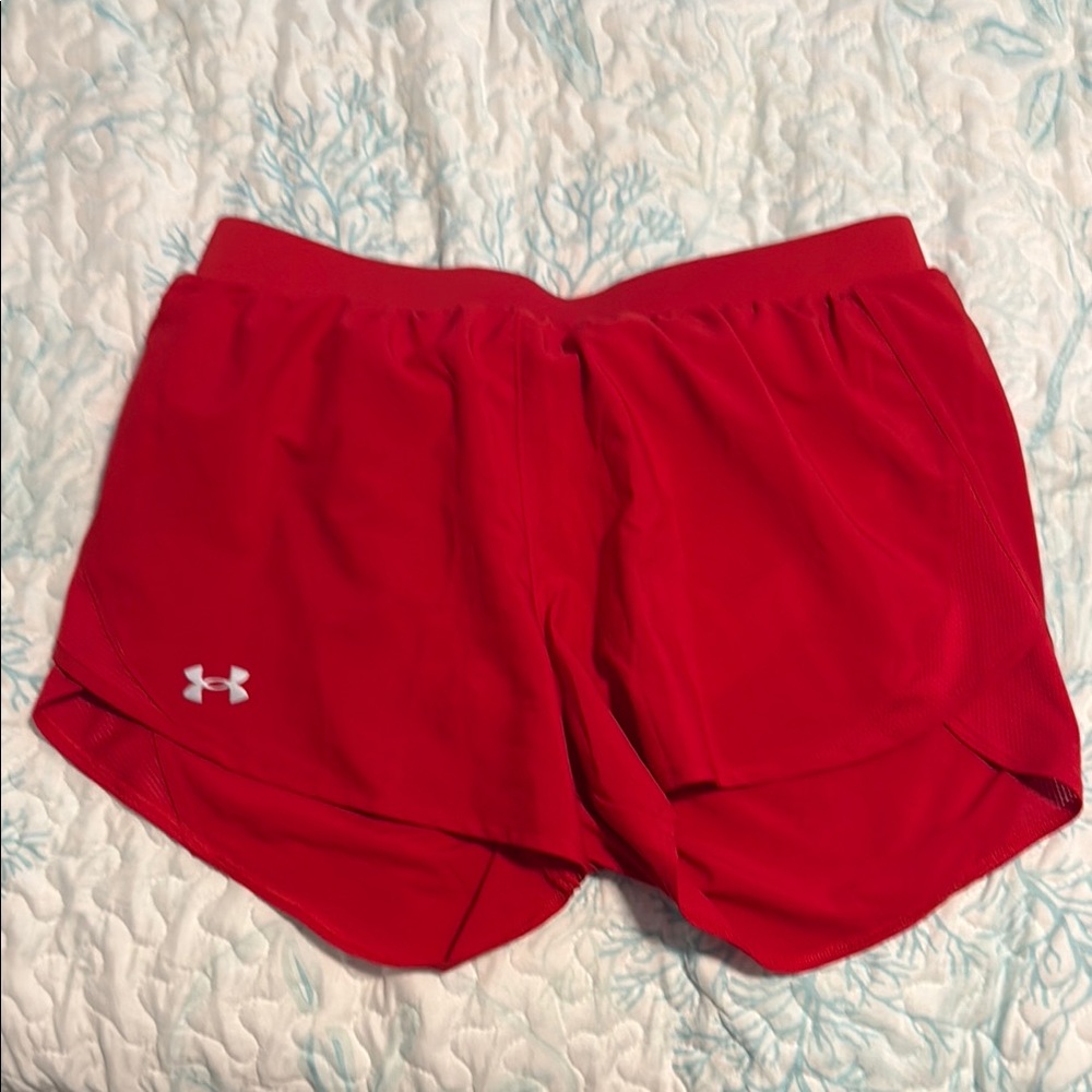 Under Armour Red Athletic Training Shorts